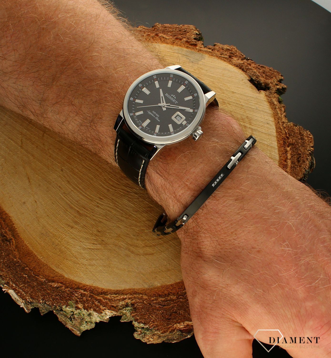 Bransoletka męska hipoalergiczna Diamenty Nomination Italy Strong 028315 015 ✓ Bransoletki męskie Nomination  028315 015.jpg